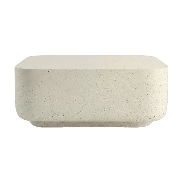 Islo Coffee Table, Pitted Finish