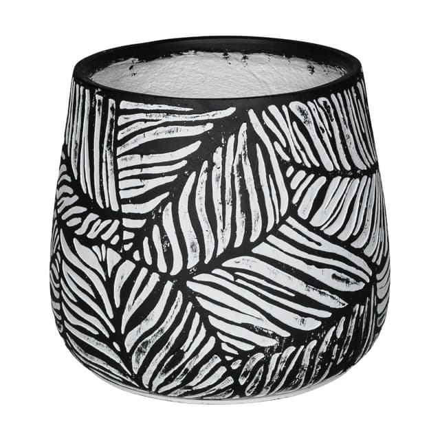 Light Fiber Cement Pot with Drop Shape