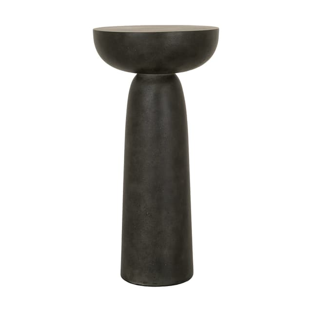 Gato Side Table, Pitted Finish
